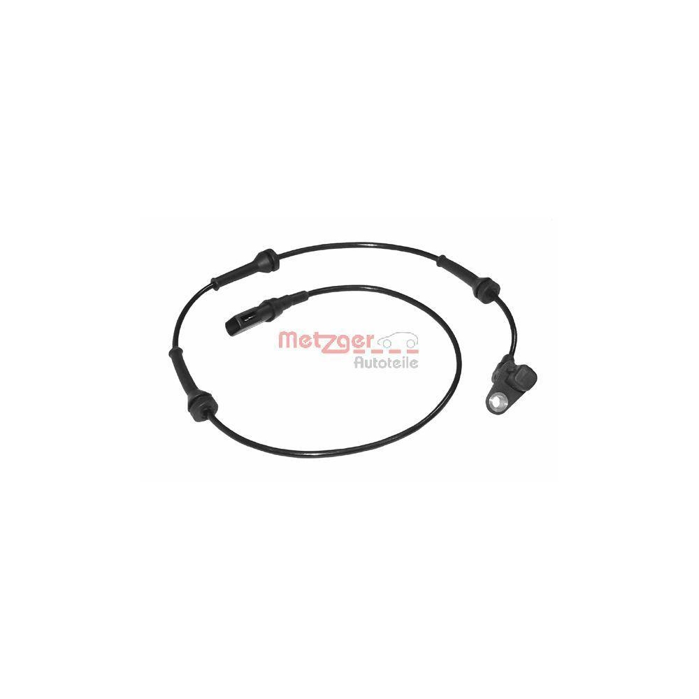 Sensor, Raddrehzahl METZGER 0900022 f&uuml;r FORD, Vorderachse links