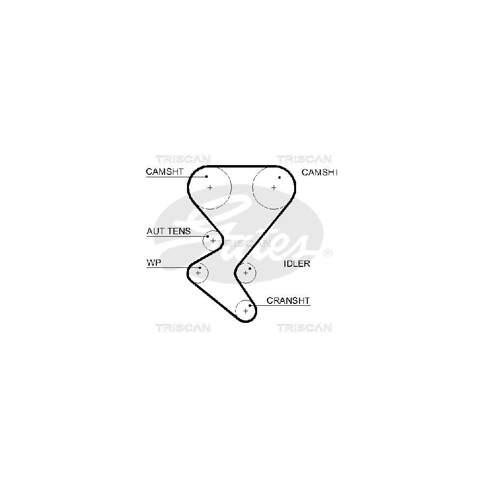 Zahnriemen TRISCAN 8645 5599xs für