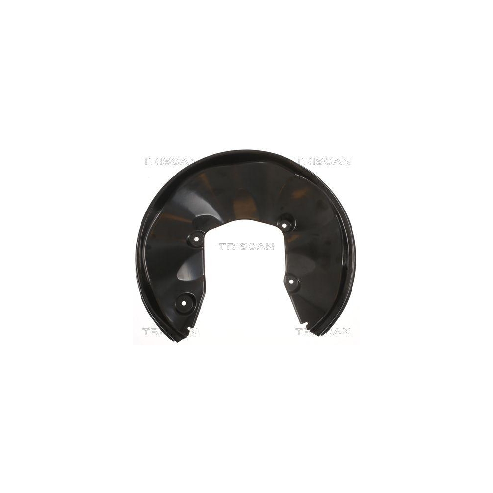 Spritzblech, Bremsscheibe TRISCAN 8125 29224 für AUDI VW, Hinterachse rechts