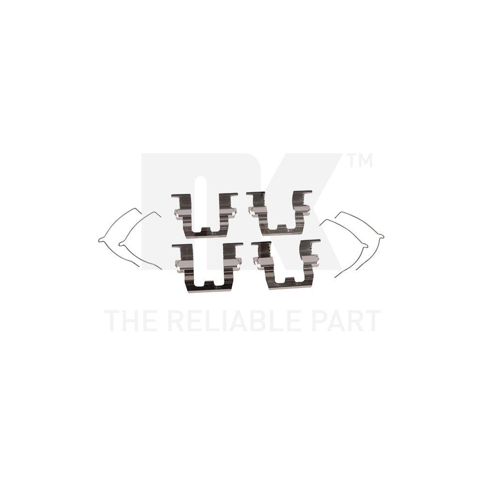 Zubeh&ouml;rsatz, Scheibenbremsbelag NK 7932095 f&uuml;r, Vorderachse