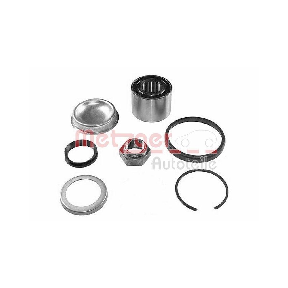 Radlagersatz METZGER WM 166.07 f&uuml;r CITRO&Euml;N PEUGEOT, Hinterachse