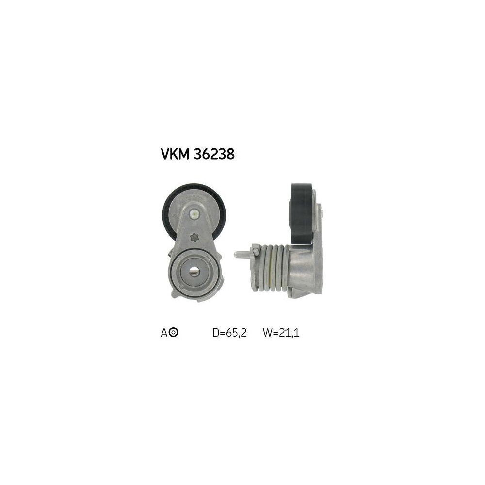 Riemenspanner, Keilrippenriemen SKF VKM 36238 f&uuml;r FORD VOLVO VOLVO (CHANGAN)