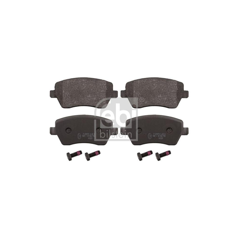 Bremsbelagsatz, Scheibenbremse FEBI BILSTEIN 116180 f&uuml;r RENAULT DACIA