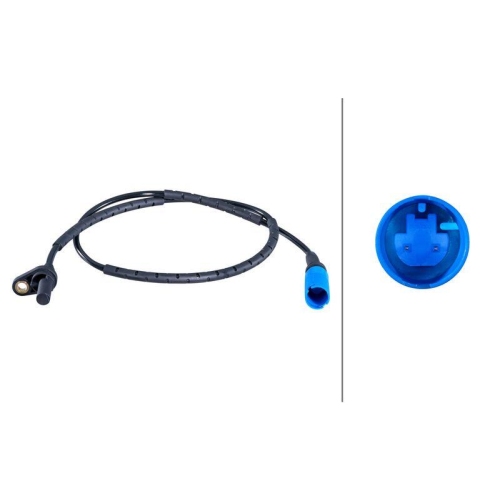 HELLA 6PU 358 422-981 Sensor, Raddrehzahl f&uuml;r BMW, Hinterachse