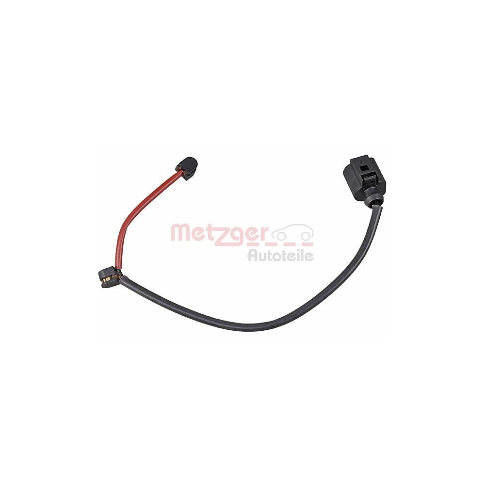 Warnkontakt, Bremsbelagverschlei&szlig; METZGER 1190297 f&uuml;r PORSCHE, Vorderachse