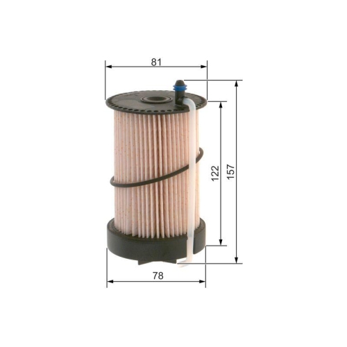 BOSCH F 026 402 217 Kraftstofffilter f&uuml;r AUDI SEAT SKODA VW