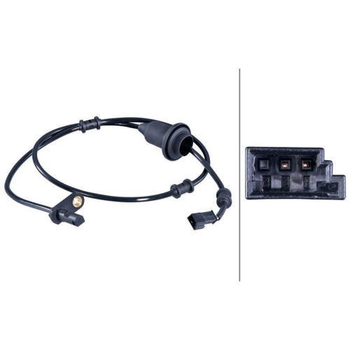 HELLA 6PU 358 417-851 Sensor, Raddrehzahl f&uuml;r MERCEDES-BENZ, Hinterachse