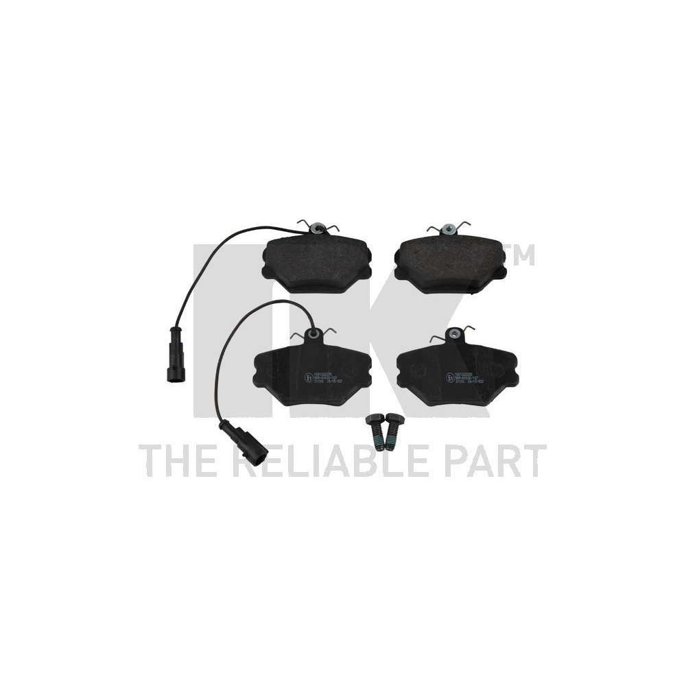 Bremsbelagsatz, Scheibenbremse NK 222325 f&uuml;r FIAT LANCIA, Vorderachse