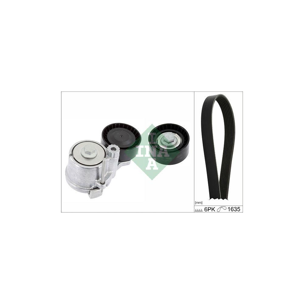 Keilrippenriemensatz Schaeffler INA 529 0311 10 f&uuml;r OPEL VAUXHALL