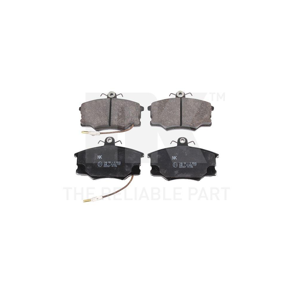 Bremsbelagsatz, Scheibenbremse NK 222327 f&uuml;r FIAT LANCIA, Vorderachse