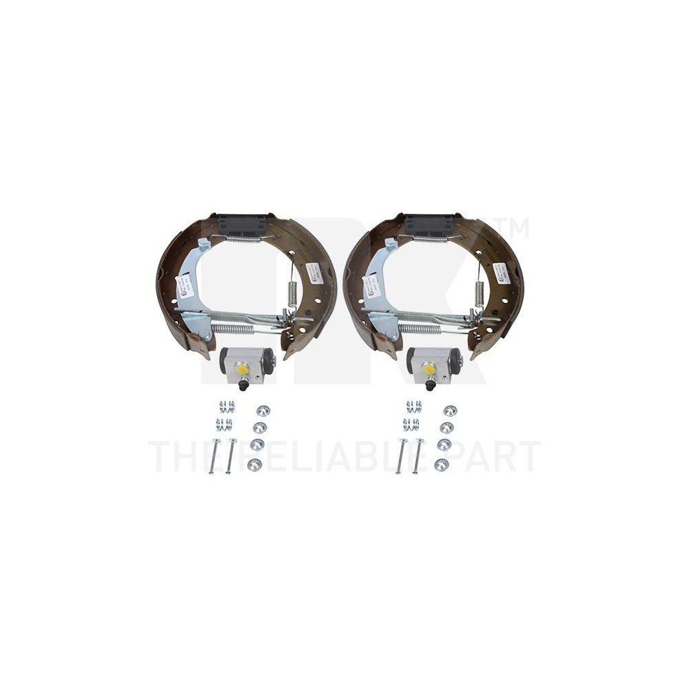 Bremsbackensatz NK 449957703 f&uuml;r CITRO&Euml;N PEUGEOT RENAULT DACIA, Hinterachse