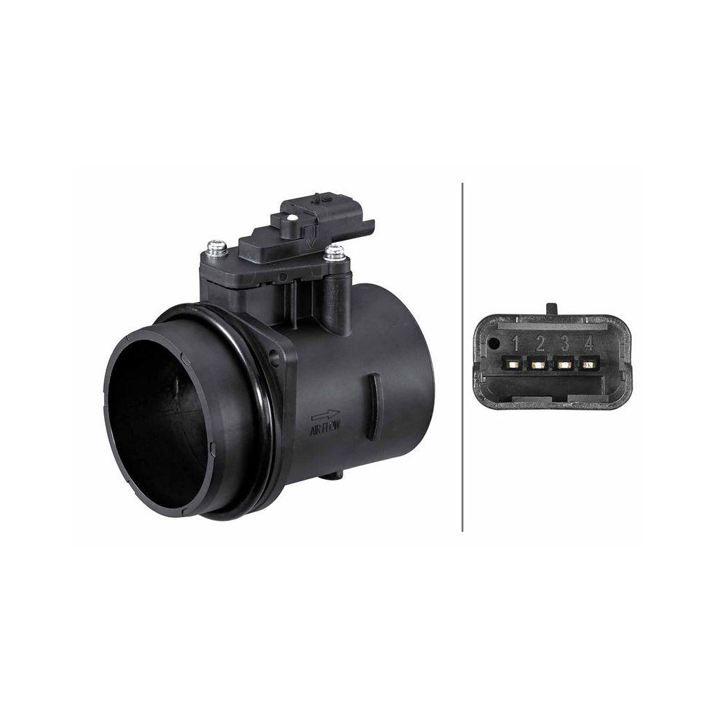 HELLA Luftmassenmesser 8ET 009 142-561 f&uuml;r AUDI FORD SEAT SKODA VW HITACHI