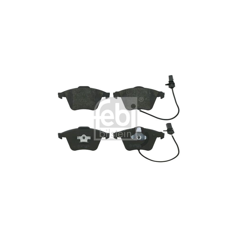 Bremsbelagsatz, Scheibenbremse FEBI BILSTEIN 16586 f&uuml;r AUDI SEAT, Vorderachse
