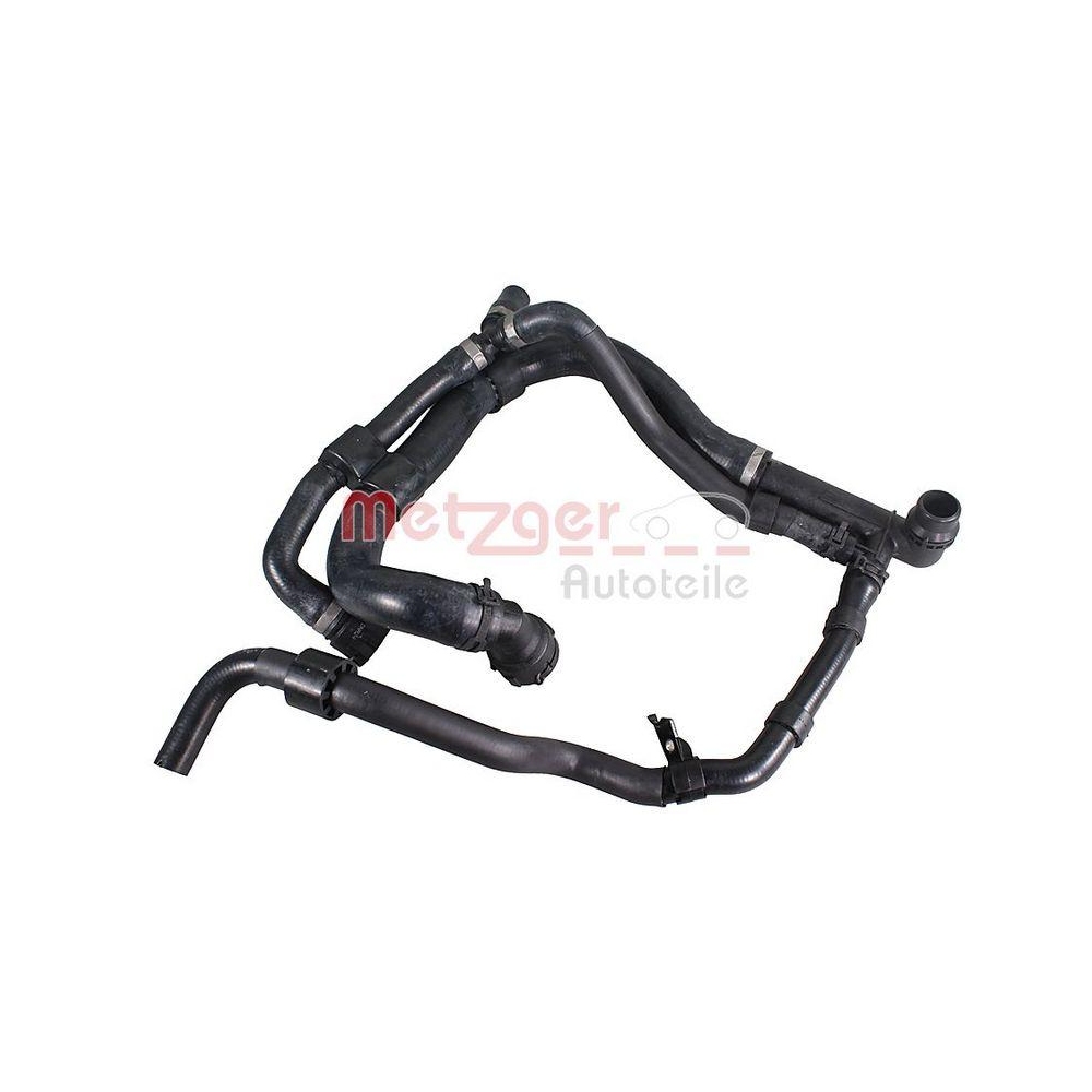 Kühlerschlauch METZGER 2421778 für VW, mitte rechts, rechts unten