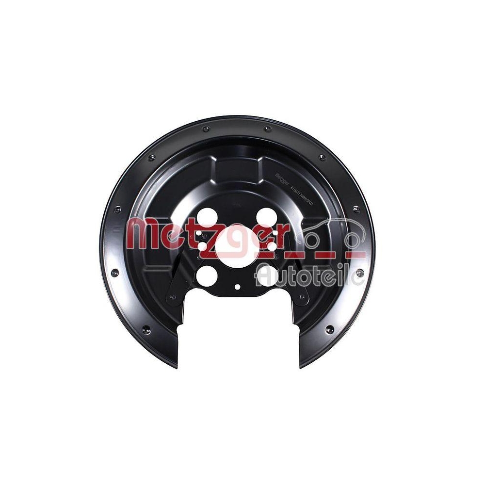 Spritzblech, Bremsscheibe METZGER 6115551 für HONDA, Hinterachse links