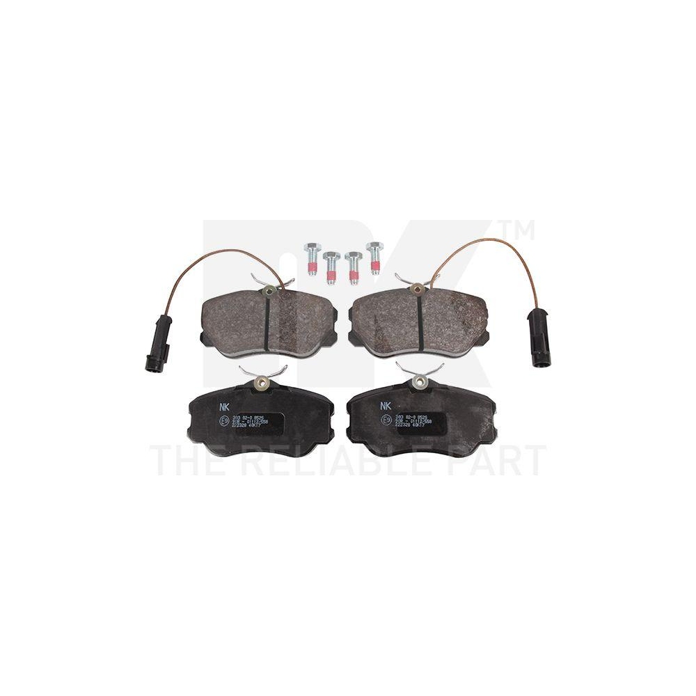 Bremsbelagsatz, Scheibenbremse NK 222328 für ALFA ROMEO FIAT LANCIA, Vorderachse