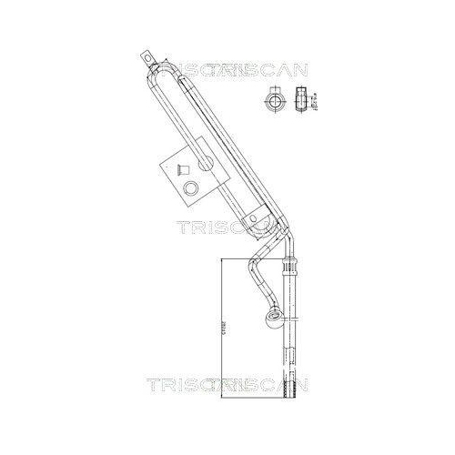 TRISCAN 8516 11022 Hydraulikschlauch, Lenkung f&uuml;r BMW