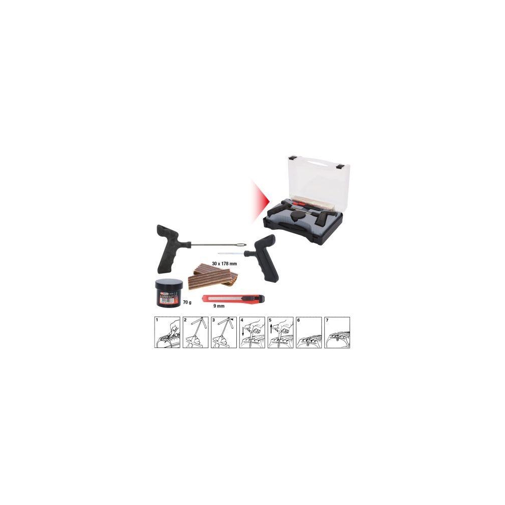 Reifenvulkanisier-Satz KS TOOLS 150.1080 für