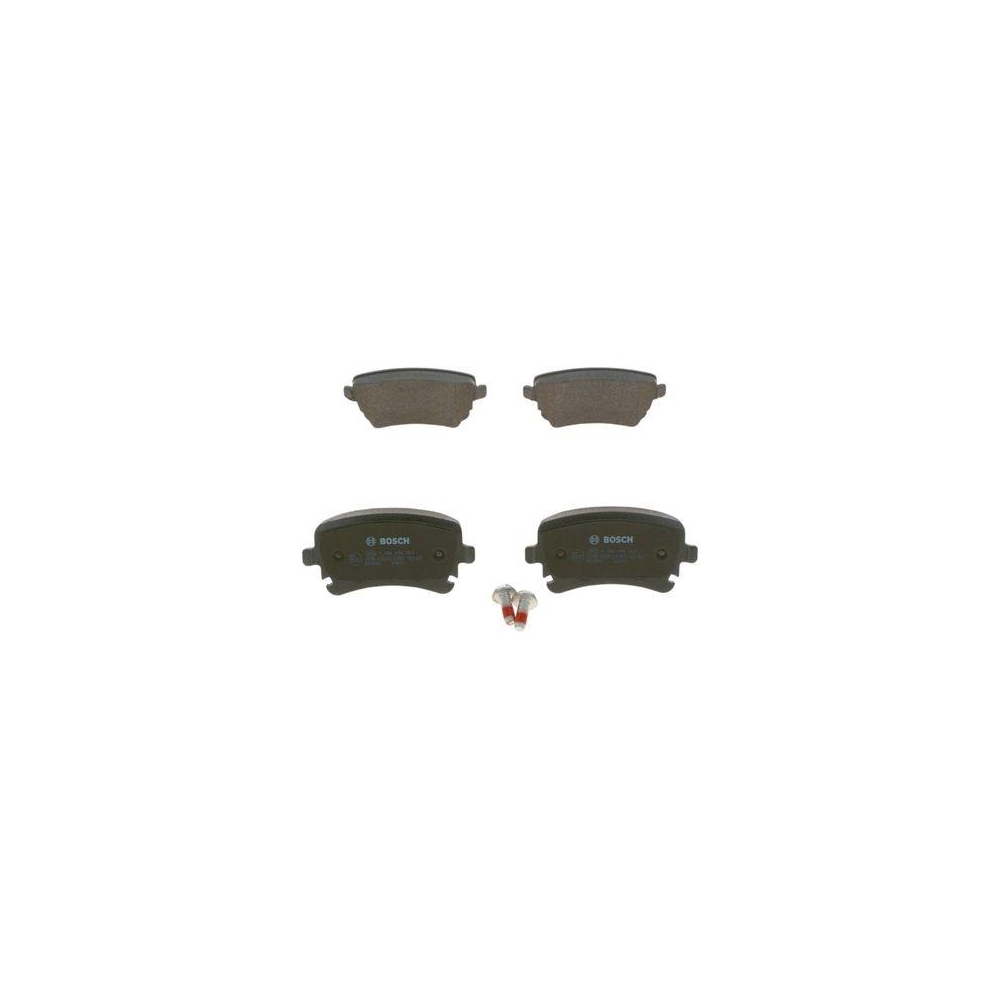 Bremsbelagsatz, Scheibenbremse BOSCH 0 986 494 303 f&uuml;r AUDI VW, Hinterachse