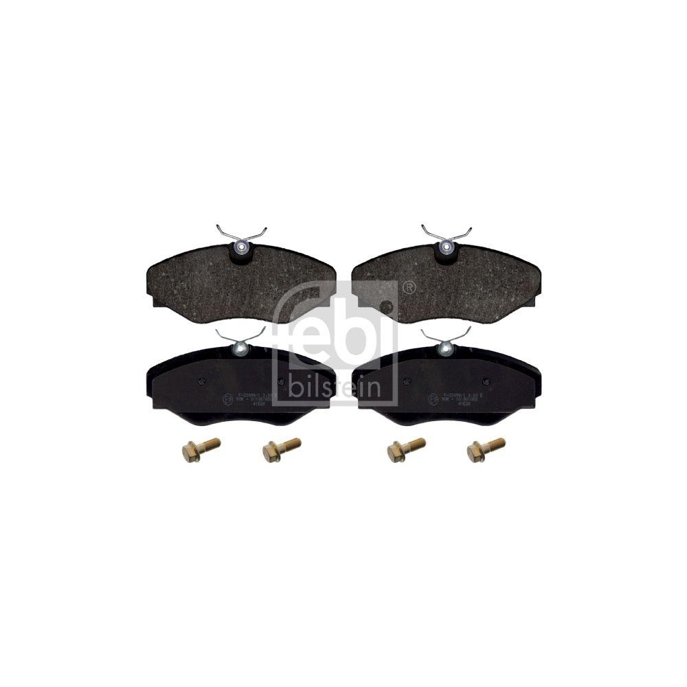 Bremsbelagsatz, Scheibenbremse FEBI BILSTEIN 116191 f&uuml;r RENAULT, Vorderachse