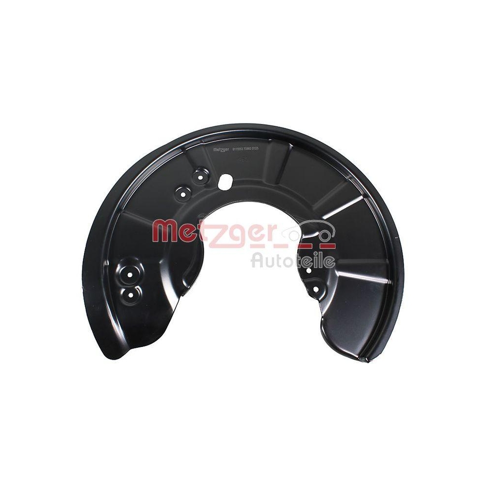 Spritzblech, Bremsscheibe METZGER 6115553 GREENPARTS f&uuml;r TESLA