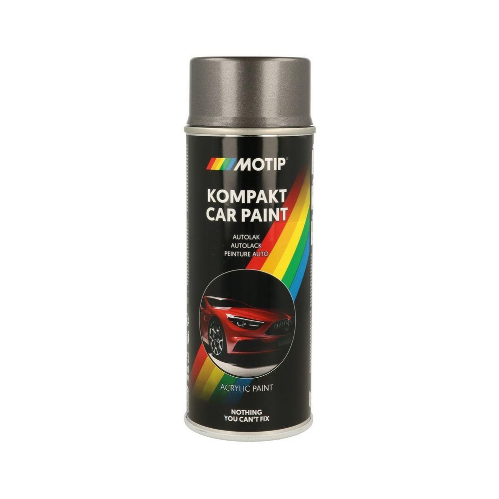 Fahrzeug-Kombinationslack MOTIP 51076 KOMPAKT AUTOLACK grau metallic 400 ml für