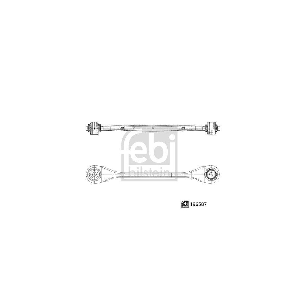 FEBI BILSTEIN Lenker, Radaufh&auml;ngung 196587 f&uuml;r BMW, Hinterachse rechts, hinten