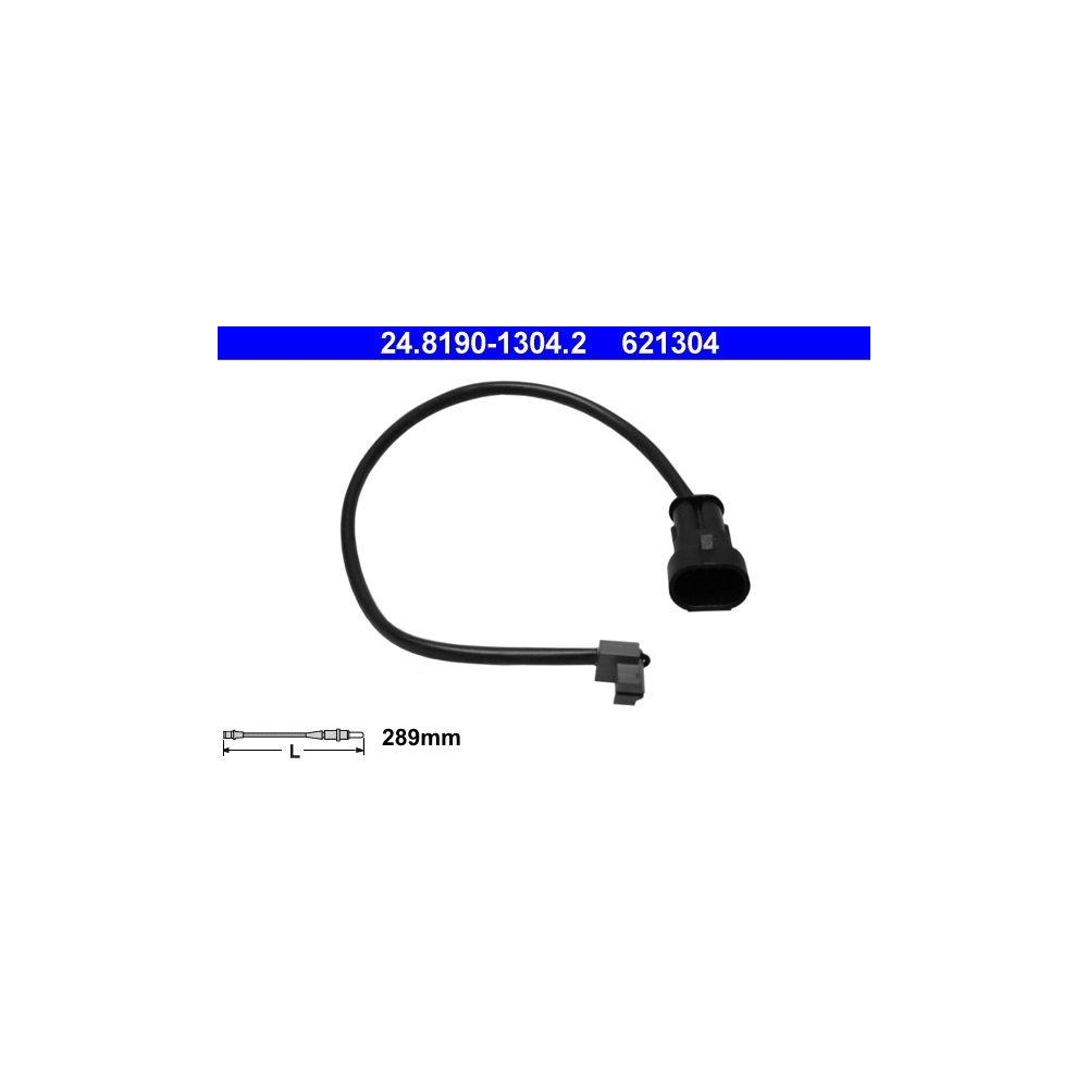 Warnkontakt, Bremsbelagverschlei&szlig; ATE 24.8190-1304.2 f&uuml;r IVECO, Hinterachse