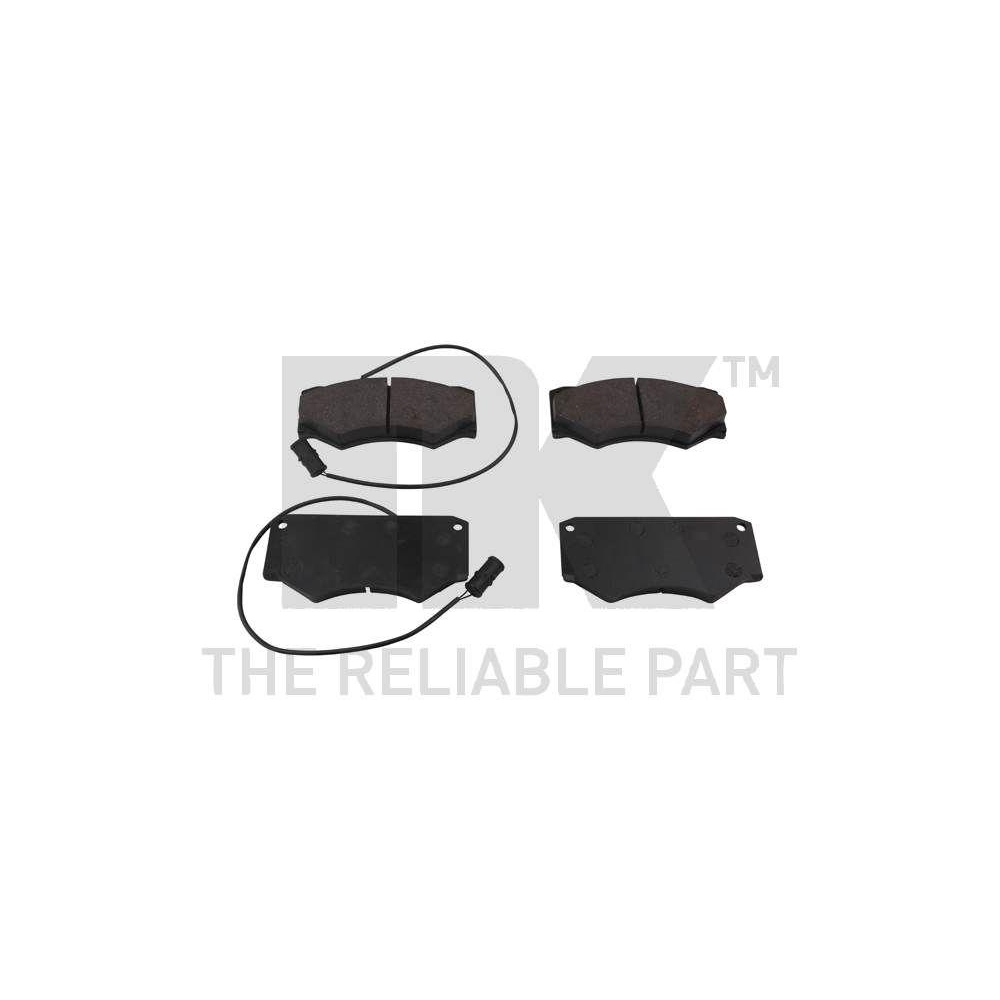 Bremsbelagsatz, Scheibenbremse NK 222342 f&uuml;r FIAT IVECO, Vorderachse