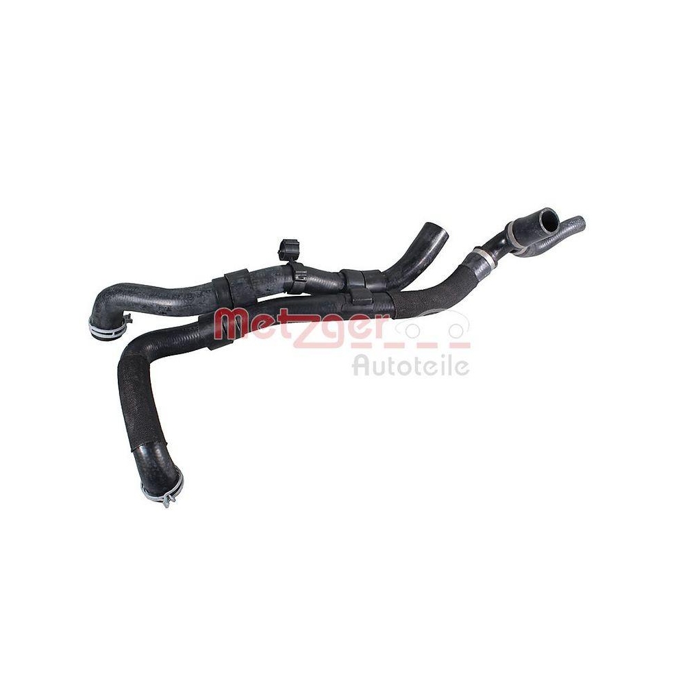 K&uuml;hlerschlauch METZGER 2421783 f&uuml;r AUDI SEAT SKODA VW, links oben, links unten