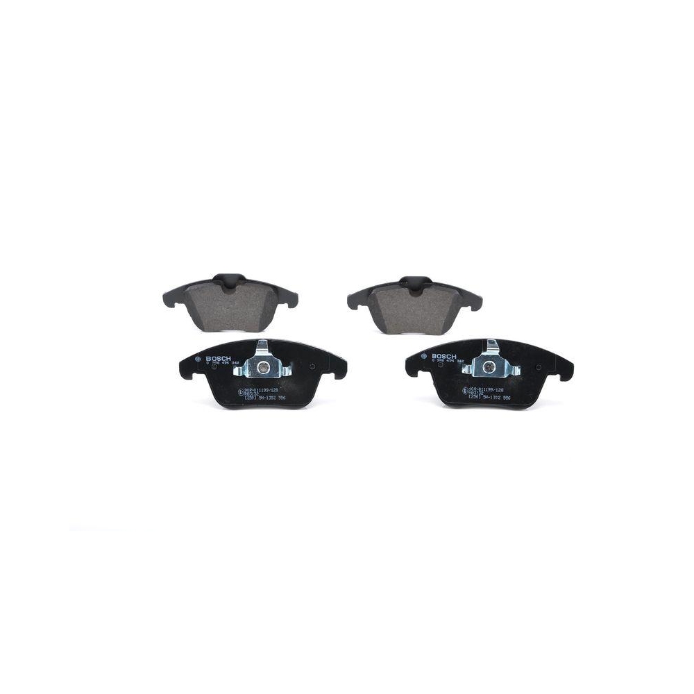 Bremsbelagsatz, Scheibenbremse BOSCH 0 986 494 342 f&uuml;r FORD VOLVO