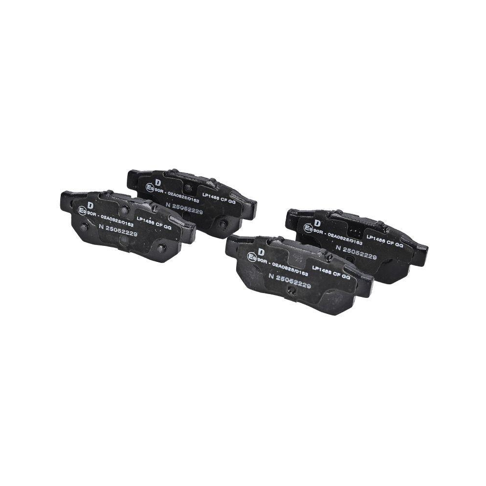DELPHI LP1456 Bremsbelagsatz, Scheibenbremse f&uuml;r HONDA, Hinterachse