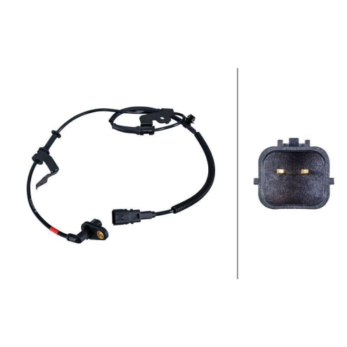 HELLA 6PU 358 417-841 Sensor, Raddrehzahl f&uuml;r HYUNDAI, Vorderachse rechts