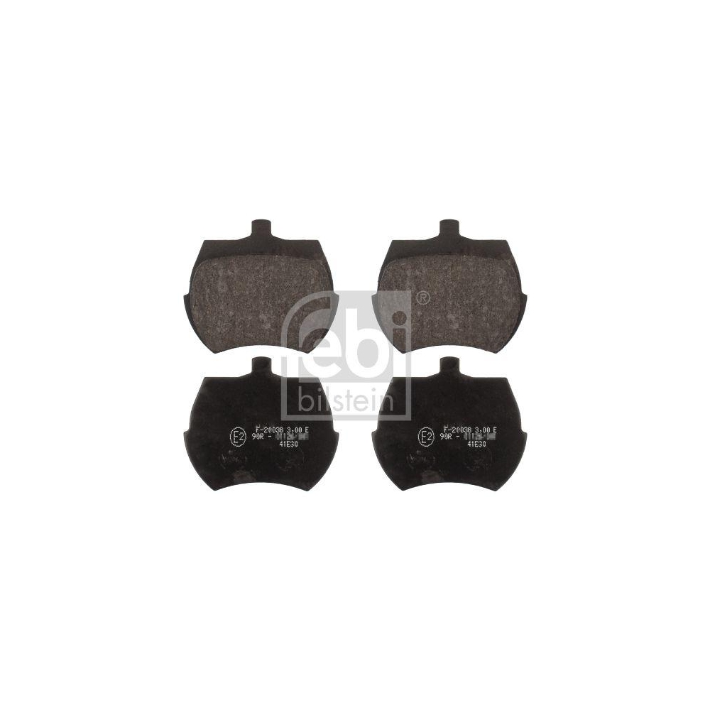 FEBI BILSTEIN Bremsbelagsatz, Scheibenbremse 116201 f&uuml;r ROVER, Vorderachse