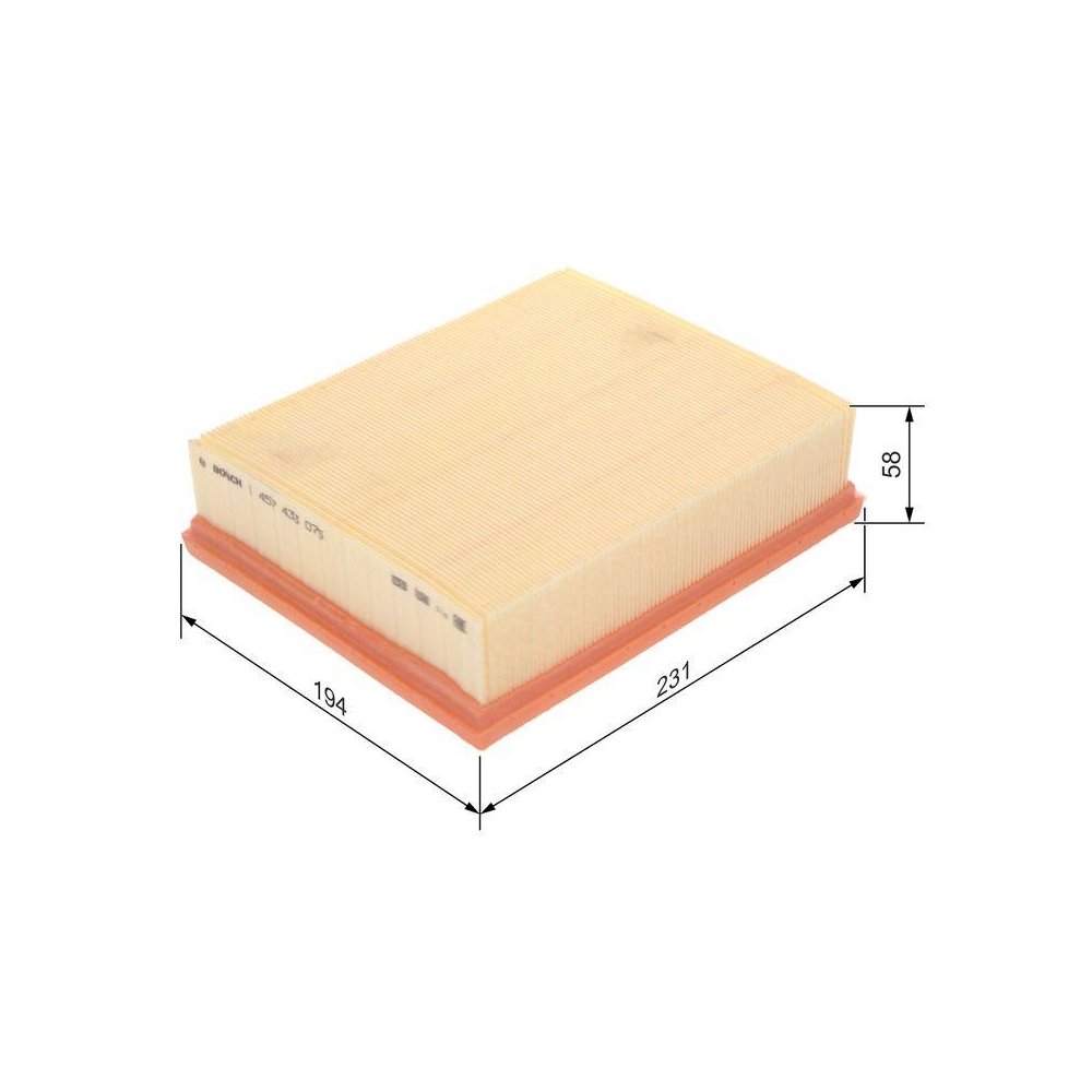 Luftfilter BOSCH 1 457 433 075 f&uuml;r RENAULT