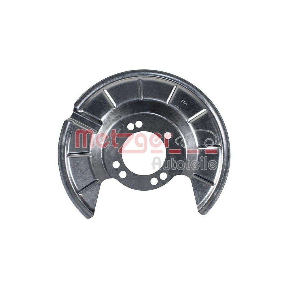 Spritzblech, Bremsscheibe METZGER 6115559 GREENPARTS f&uuml;r FORD, Hinterachse links