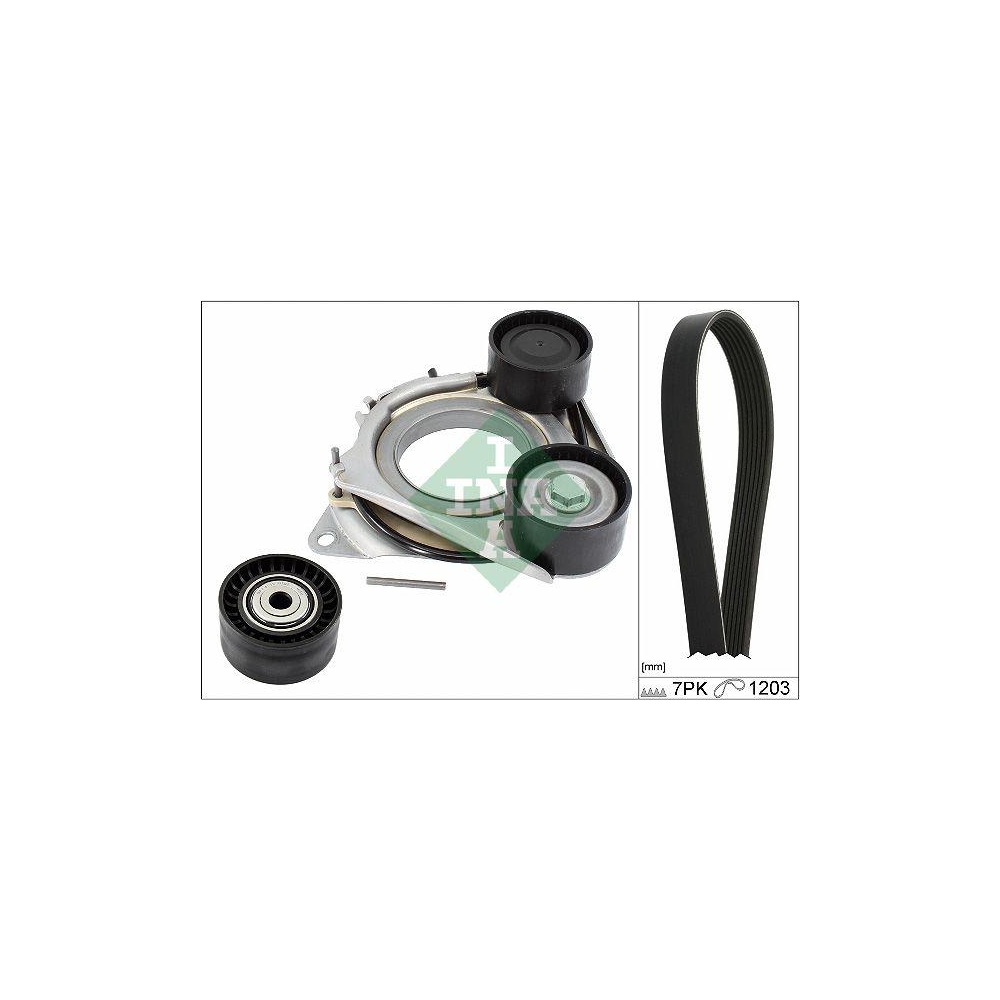 Keilrippenriemensatz INA 529 0363 10 f&uuml;r RENAULT
