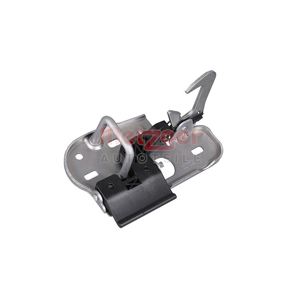 Sicherungshaken, Motorhaubenschloss METZGER 2310870 f&uuml;r VW, mitte, oben