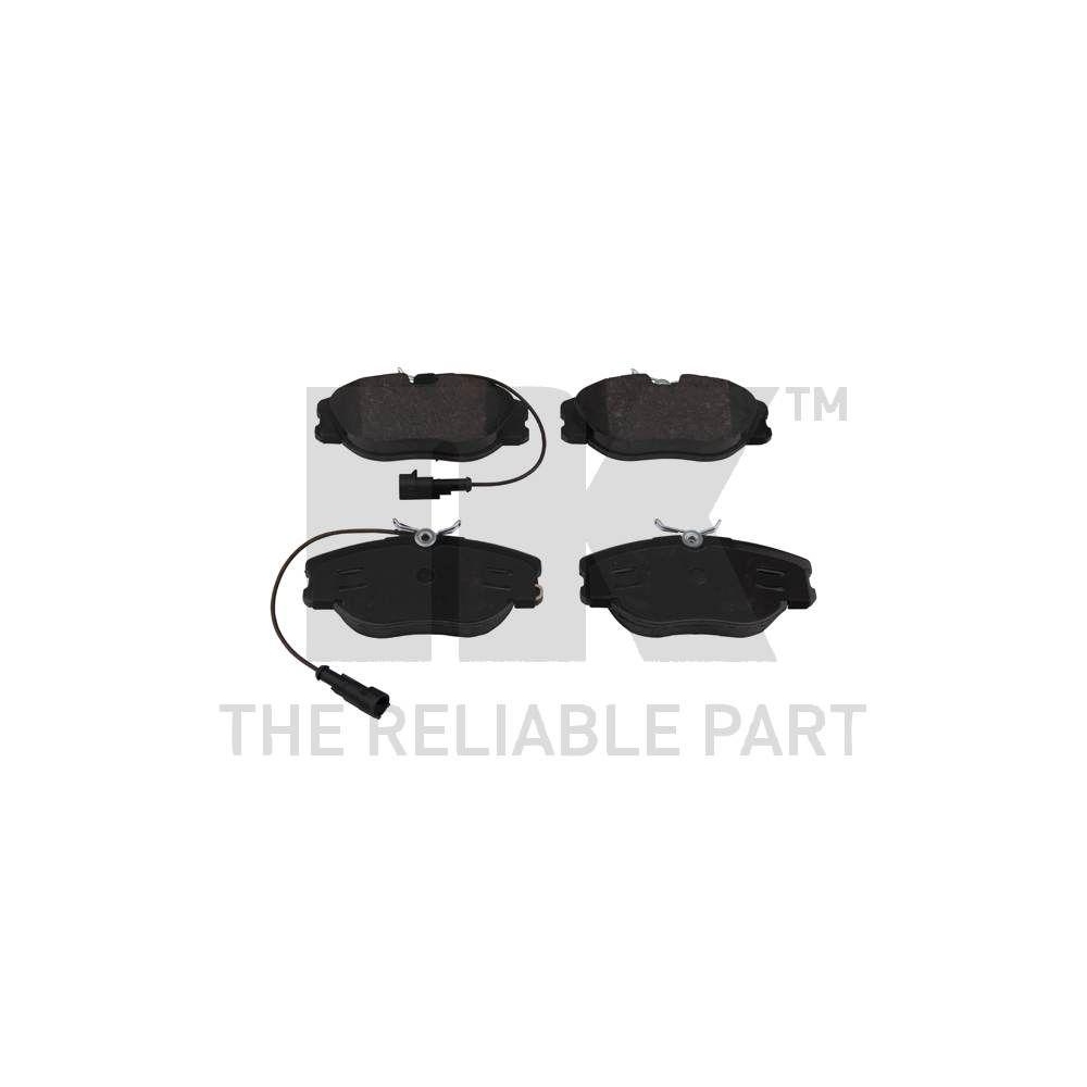 Bremsbelagsatz, Scheibenbremse NK 222350 f&uuml;r ALFA ROMEO, Vorderachse