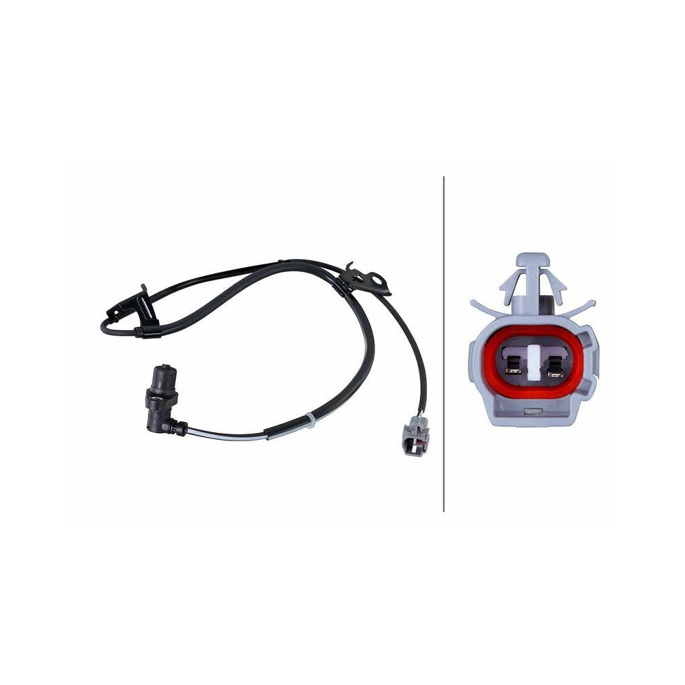 HELLA Sensor, Raddrehzahl 6PU 358 252-391 f&uuml;r TOYOTA, Vorderachse