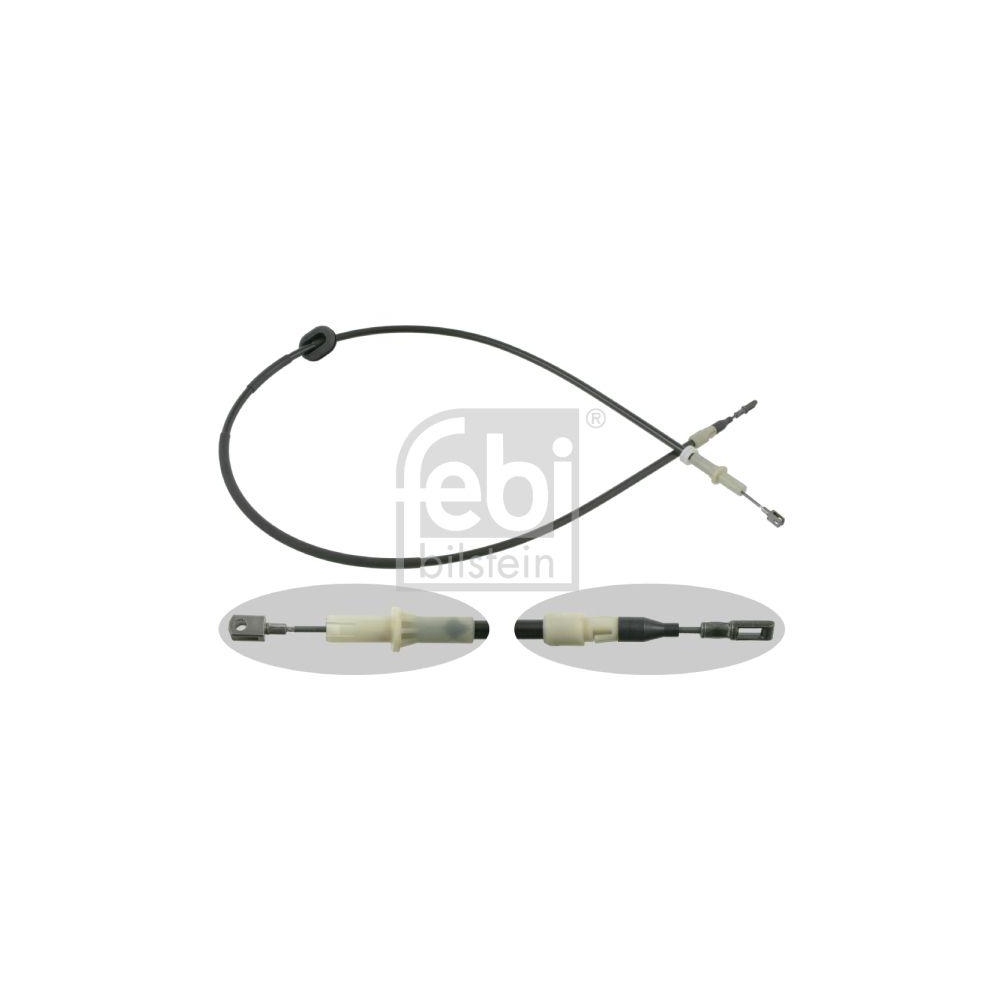 FEBI BILSTEIN Seilzug, Feststellbremse 26467 f&uuml;r MERCEDES-BENZ, hinten rechts