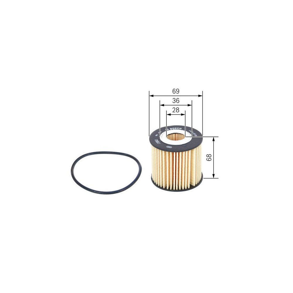 Ölfilter BOSCH F 026 407 093 für SUBARU TOYOTA LOTUS LEXUS