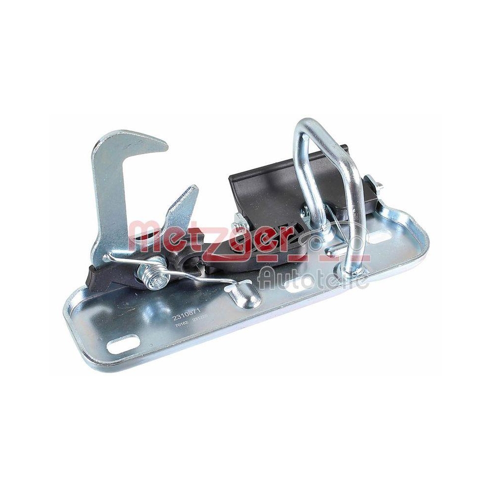 Sicherungshaken, Motorhaubenschloss METZGER 2310871 f&uuml;r VW, mitte, oben