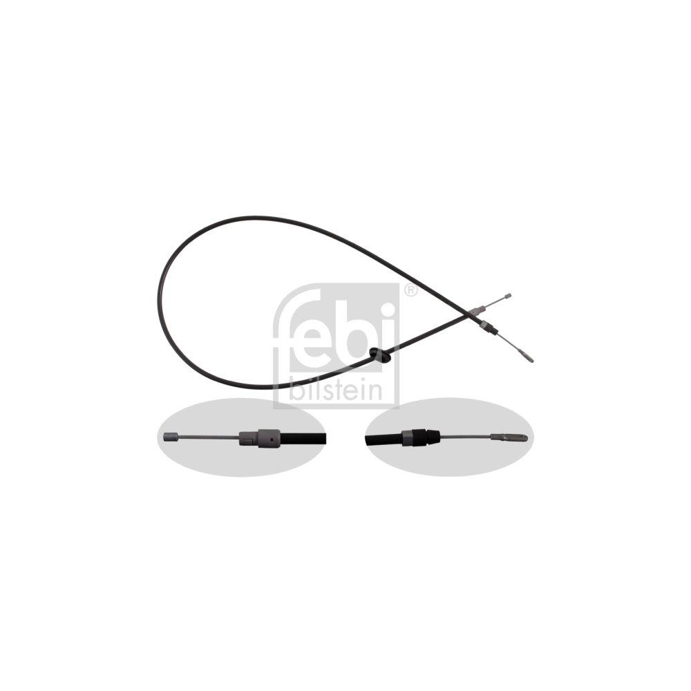 Seilzug, Feststellbremse FEBI BILSTEIN 26468 f&uuml;r MERCEDES-BENZ, vorne