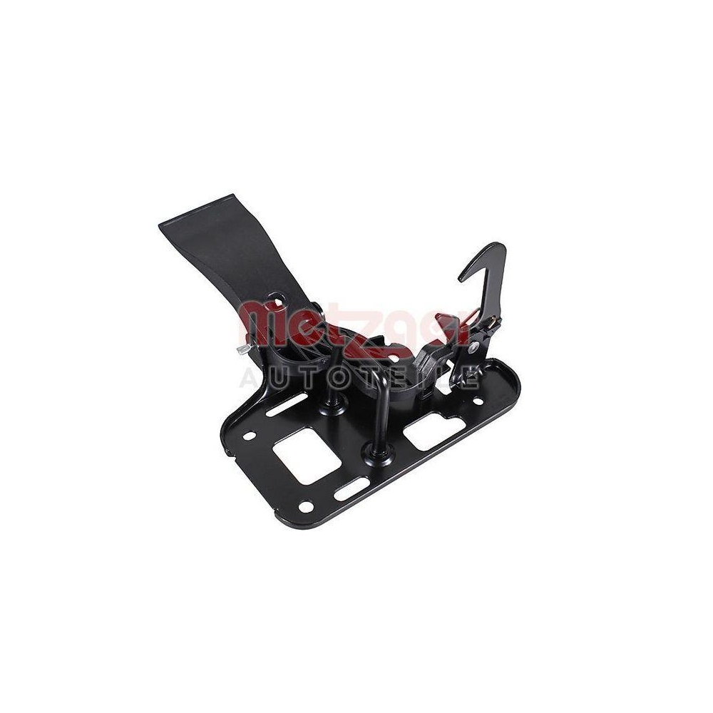 Sicherungshaken, Motorhaubenschloss METZGER 2310872 für AUDI, mitte, oben