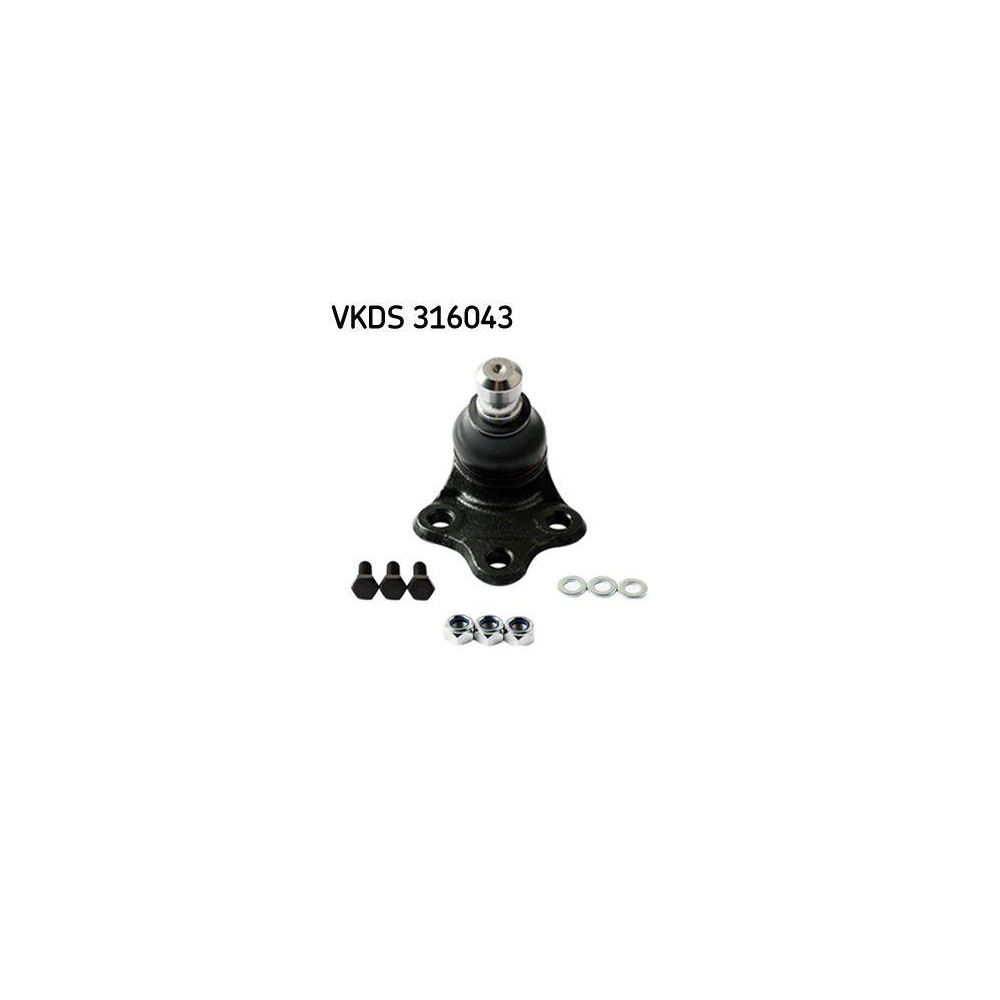 Trag-/F&uuml;hrungsgelenk SKF VKDS 316043 f&uuml;r VOLVO, Vorderachse beidseitig, unten