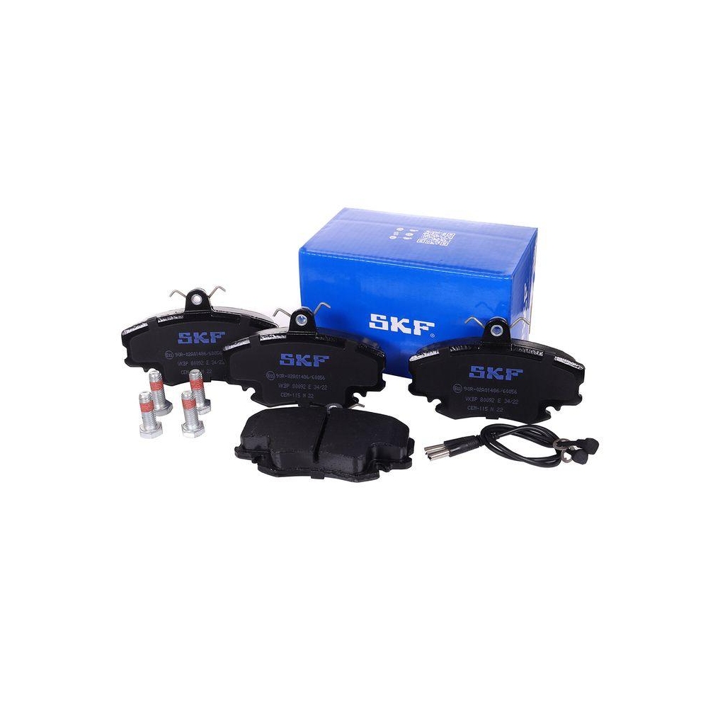 Bremsbelagsatz, Scheibenbremse SKF VKBP 80092 E f&uuml;r PEUGEOT RENAULT DACIA