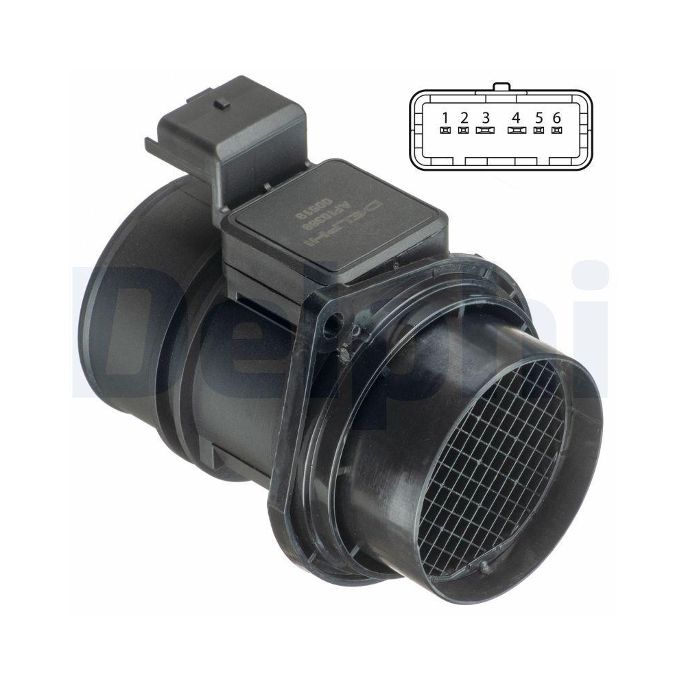 DELPHI AF10369-12B1 Luftmassenmesser f&uuml;r OPEL RENAULT VAUXHALL GENERAL MOTORS
