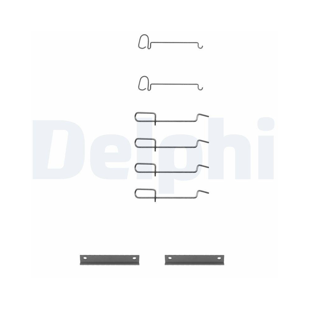 DELPHI LX0080 Zubeh&ouml;rsatz, Scheibenbremsbelag f&uuml;r PEUGEOT, Hinterachse