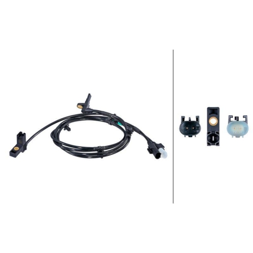 HELLA 6PU 358 422-121 Sensor, Raddrehzahl f&uuml;r MERCEDES-BENZ, Hinterachse rechts